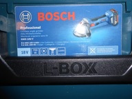 Bosch GWS 18V-7 Szlifierka kątowa 125 mm, 2x aku. ProCORE18V 4,0 Ah, L-Boxx