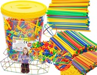 1000 ele ÉPÍTŐKOCKÁK SZÍVÓSZÁL PÁLCIKA 2976