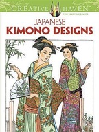 Creative Haven Japanese Kimono Designs Coloring