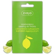 Ziaja orzeźwiający peeling do twarzy limonkowo-cytrusowy 7 ml