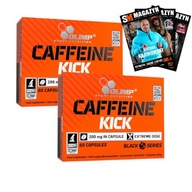 OLIMP CAFFEINE KICK KÁVA KOFEIN ENERGIA SILA STIMULÁCIA METABOLIZMUS 2x60k