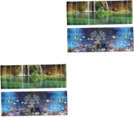 2 tapeta do domu Naklejki ścienne 3D akwarium Tapeta akwariowa