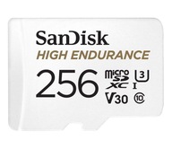 Karta microSD SanDisk 256GB microSDXC High Endurance UHS-I U3 V30