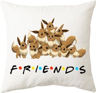 Poszewka Na Poduszkę Pokemon Eevee Friends