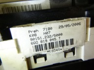 COMANDI CLIMA BOCCHETTE VOLKSWAGEN FOX 07R.
