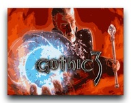 Gothic 3 - OBRAZ 120x80 plakat gra canvas III