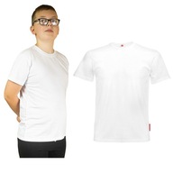 BIAŁA KOSZULKA GIMNASTYCZNA T-SHIRT WF LUŹNA 92 CM