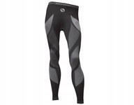 Spodnie termoaktywne legginsy Sesto Senso Thermo Active Szaro - Czarne L