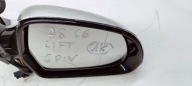 mirror right front AUDI A6 C6 LIFT UK 6 PIN LZ9Y