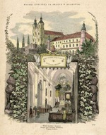 drzeworyt 1880 / Kraków. Widoki kościoła na Skałce