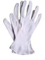 Bavlnené rukavice biele veľ. M/8 1 pár