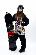 Dr.Crow Unisex Bluza Snowboardowa Graffiti Bizarre XL