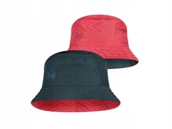 Buff klobúk travel bucket obojstranný red navy veľkosť S/M