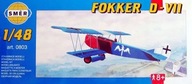 SMER 803 FOKKER D VII MODEL PLASTIKOWY MYŚLIWIEC