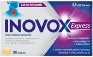 Inovox Express miód- cytryna na ból gardła 36 past