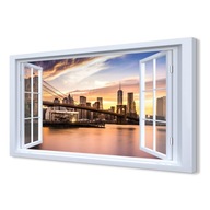 Obraz canvas 3d Mesto most USA na stenu 120x80