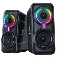 2× Hangszóró szett 2.0 Onikuma L6 10 W fekete