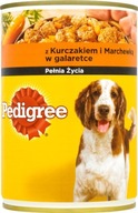 PEDIGREE Z KURCZAKIEM I MARCHEWKĄ KARMA 400 G