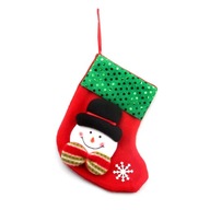 1PC tkanina świąteczna prezent torba cukierki buty Stocking wisząca torba d