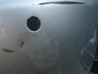 front bumper front BMW E60 / E61 LIFT washers (R1)