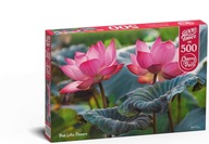 Puzzle 500 ružových lotosových kvetov CherryPazzi 20012