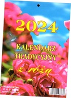 Kalendár 2024 tradičný škriatok s ružou
