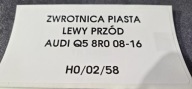 otoč čepu levý předek AUDI Q5 8R0 2008-16
