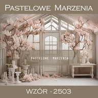 Tło fotograficzne materiałowe t_2503 - Pastelowe Marzenia