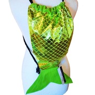 Morská panna Školský batoh 3D - Trblietavé šupiny