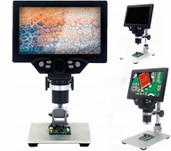 Mikroskop Cyfrowy USB Do Nauki EKRAN LCD HD 1080P 12MP 8x LED ZOOM 1200x