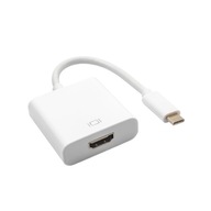 Konwerter adapter z kablem Akyga USB type C (m) / HDMI (f) 15cm