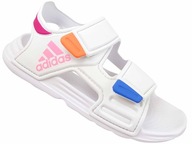 ADIDAS ALTASWIM H03775 LEKKIE SANDAŁY SANDAŁKI BIAŁE DZIECIĘCE NA RZEPY