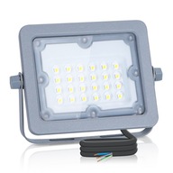 Naświetlacz LED halogen 20W IP65 4000K szary 90°