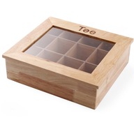 Vystavovateľ drevený čajový box 30x28cm - Hendi 456514