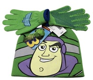 Zestaw zimowy dziecięcy Czapka rękawiczki TOY STORY Disney 50-55cm Zielony
