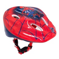 Cyklistická prilba na kolobežku bicykel Spiderman obvod 52-56 cm ľahký veľ.. M