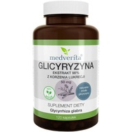 MEDVERITA GLICYRYZYNA 50MG LUKRECJA KORZEŃ 120KAPS