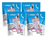 Silikónová podstielka CAT SAND 4x3,8l pre mačky