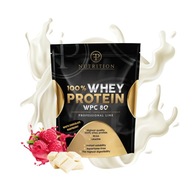 Whey Protein 100% WPC80 2KG biela čokoláda-malina PF Nutrition
