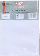 Koperty C5 samoklejące (162 x 229 mm) białe 25 szt.