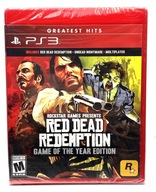 RED DEAD REDEMPTION 1 + UDEAD NIGHTMARE - GOTY EDITION | NOWA | FOLIA | PS3