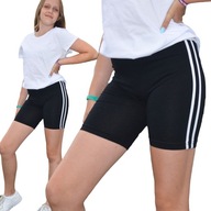 Dievčenské krátke šortky na WF čierne PL 140