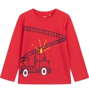 T-shirt Koszulka chłopięca dziecięca bawełniana Wóz Strażacki 110 Endo