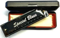 HARMONIJKA USTNA DIATONICZNA CZARNA Special Blues C