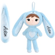 Metoo Modrý zajačik Mini 30cm s menom Darček pre chlapca k narodeninám