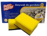 PUTZ-MEISTER Umývačka riadu multifunkčná hubka na riad 6 ks žltá