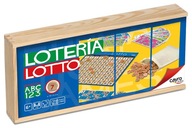 Cayro Bingo Loteria Lotto w drewnianym pudełku 749