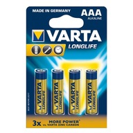 Varta Baterie alkaliczne R03 AAA 4x LONG LIFE 4103