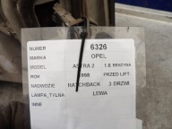 OPEL ASTRA 2 G dveře předek levé kol. Z147