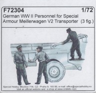 CMK F72304 German WWII personnel V2 transporter WWII [3 fig.] 1:72